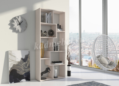 Стеллаж Матрица (Дуб молочный)