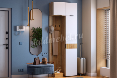 Вешалка Бодрум-3 (Дуб крафт золотой)