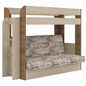 Детская Карамель-75 (Ясень шимо темный/Ясень шимо светлый/Газета)