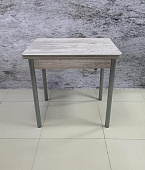 Стол обеденный Д17 раскладной (Бетон темный/Опоры металлик)