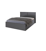 Кровать Толедо 1.6 с ортопедическим основанием (Графит серый)