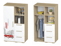 Шкаф Сенди ШК-10 (Дуб сонома/BOY)
