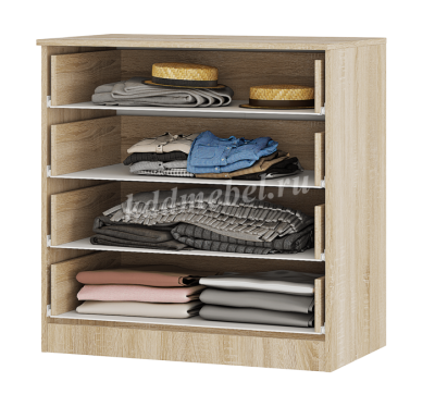 Комод Сакура (Дуб сонома/Белый)