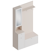 Прихожая Лорэн левая (Тефия/Софт айс)