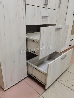 Шкаф распашной Нельсон-3 (Крафт белый)