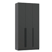 Шкаф для одежды 3-х дв. Брандо 67.08 (h 2480) (Диамант серый ЛДСП)