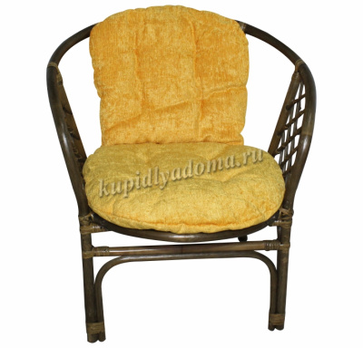 Кресло RJG-Bahama (Ротанг №6, ткань Mulan 051)