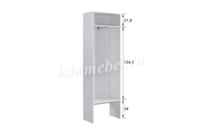 Шкаф 2дв. Баско L600 (Графит)