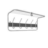 Вешалка с полкой ЗМИ-21В (Белый)