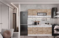 Кухня Грейс 1.2м (Юкон/Белая вставка)