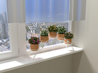 Подставка для цветов Арка-5 (Белый)