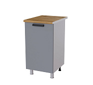 Шкаф нижний 45Р кухня Танго без столешницы (Белый/Мокко глянец)