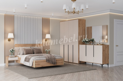 Комод Сицилия 3-ств. (Дуб альпийский/Тефия)