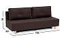 Диван-кровать Комфорт (Коричневый)