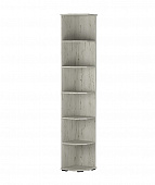 Шкаф торцевой с полками Италия (Крафт белый)