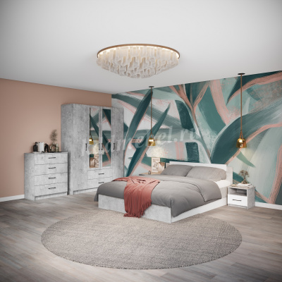 Комод Чикаго 4ящ (Ателье светлый)