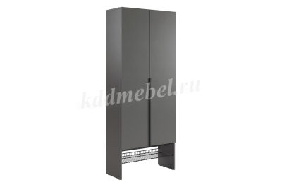 Шкаф 2дв. Баско L800 (Графит)