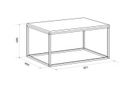 схема стол журнальный с лдсп