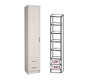 Пенал Принцесса ПРН-08 (Ясень анкор белый)