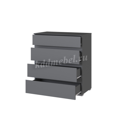 Комод Плейона спальня (Графит серый)