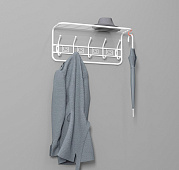 Вешалка с полкой Ажур 60 см (Белый)