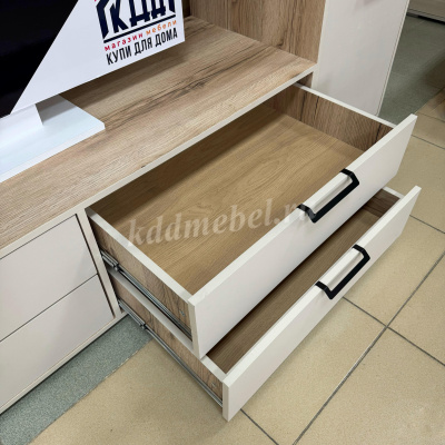 Гостиная Оливия (Дуб делано светлый/Сатин) 