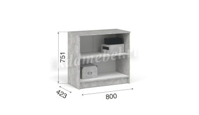 Комод 2д. Чикаго (Ателье светлый)