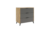 Комод Адам (Дуб крафт золотой/Графит)