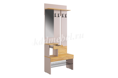 Прихожая К3 Баско (Кашемир/Дуб крафт золотой)