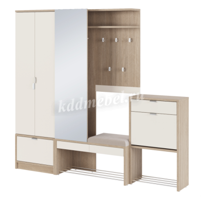 Вешалка настенная Эльтон (Палермо/Перламутр)