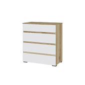 Комод Плейона спальня (Дуб делано/Белый)