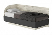 Кровать-софа Соната КРС-900 с подъемным механизмом (Дуб крафт белый/Антрацит)