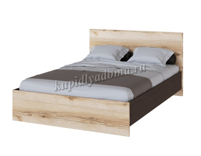 Кровать Плейона 1.4 (Венге/Дуб делано)