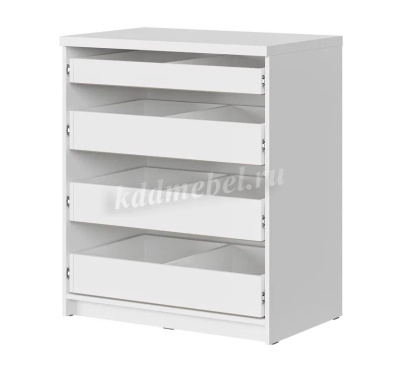 Комод Мята 0.8 (Белый/Кашемир)