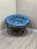 Кресло Papasan (Ротанг №6, ткань Matador 020)