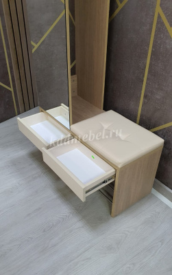 Вешалка комбинированная Эльтон (Палермо/Перламутр)