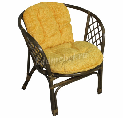 Кресло RJG-Bahama (Ротанг №6, ткань Mulan 051)