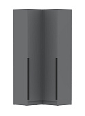 Шкаф угловой Мадрид прямой угол (Графит серый)