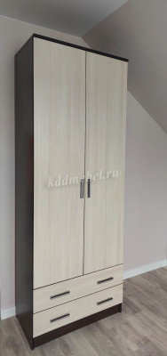 Шкаф Дуэт комбинированный без зеркала (Венге/Лоредо)