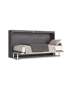 Раскладушка-кабинет 900 кровать односпальная (Черный ясень/Перламутр)